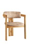 Hanah Home Silla de Roble y Beige